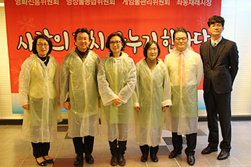 2015 행복나눔 김치 담그기 기념사진